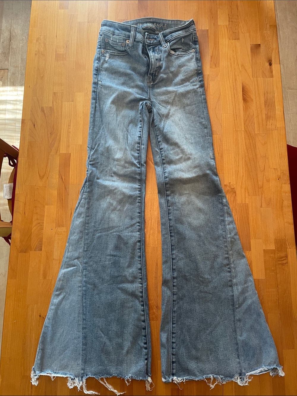 American Eagle Outfitters Light Washed Flare Jeans